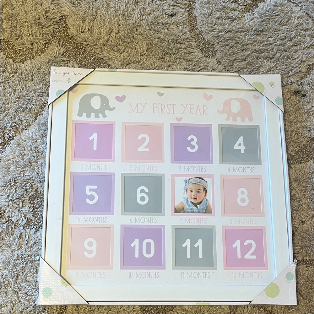 Baby's First Year Photo Frame